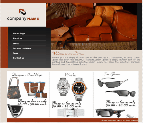 website templates added to